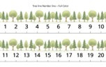 Tree Line Number Line Full Color