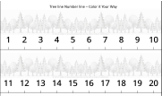 Tree Line Number Line Color it Your Way